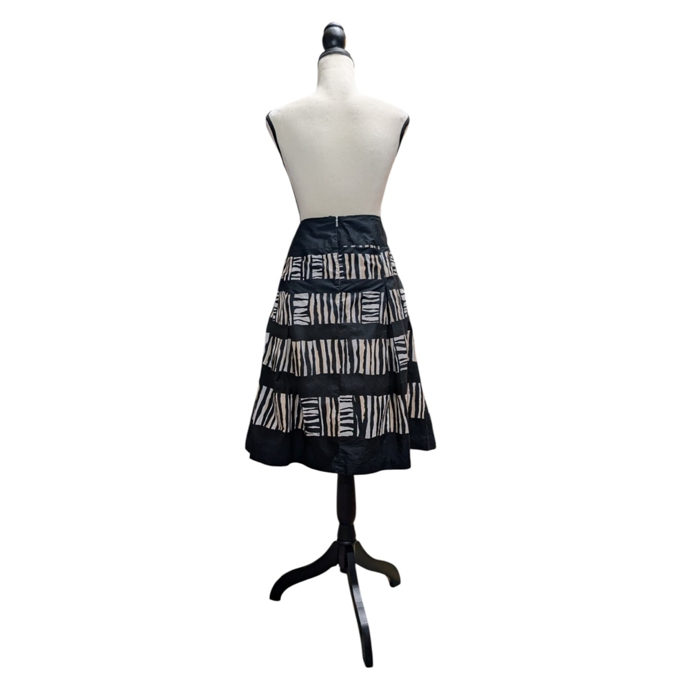 *2 FOR 1* Talbots Black and Multicolor A-Line Skirt - Picture 2 of 8